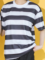 단가라 반팔 (검정)