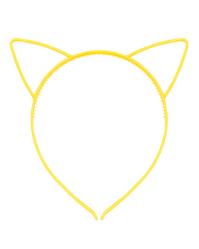 고양이머리띠(옐로우)