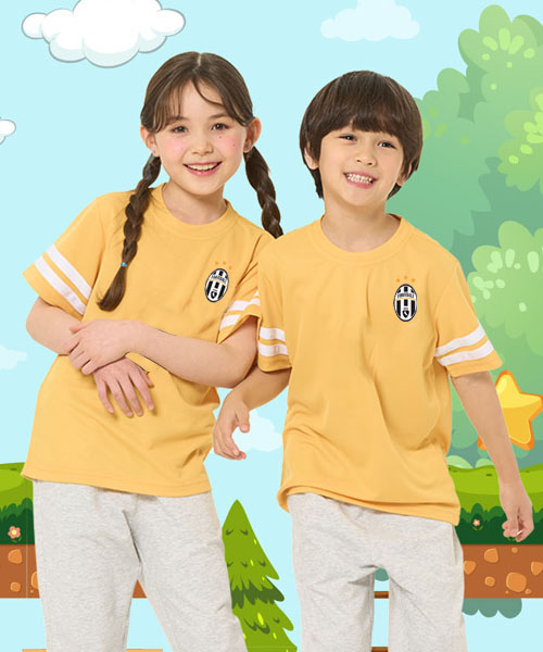 아동 리테일2선반팔 옐로우 반티 N (상의기준) 원하는 인쇄 문구와 번호로 변경 가능해요 !
