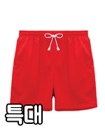 특대 무지 반바지(3XL) (레드)