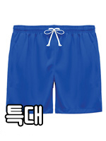 특대 무지 반바지(3XL) (블루)