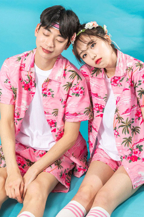 핑크 플라밍고 반티 N (상의남방 기준 가격)