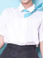 무지 반팔 셔츠 (백색)