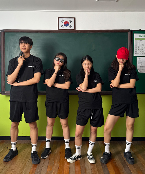[당일택배출발] 로카 블랙 반티  +인쇄&태극기 포함(상의기준) [주문제작]