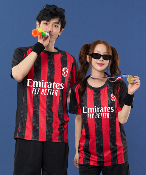 축구반티 AC밀란 홈형 A-2526LH 원하는 인쇄 문구와 번호로 변경 가능해요 !