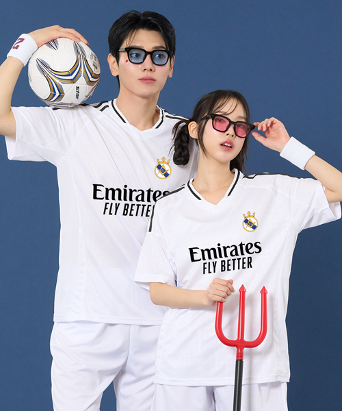축구반티 레알마드리드 홈형 R-2425LH 원하는 인쇄 문구와 번호로 변경 가능해요 !