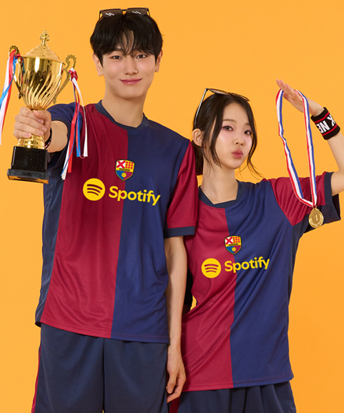 축구반티 바르셀로나 홈형 B-2425LH 원하는 인쇄 문구와 번호로 변경 가능해요 !