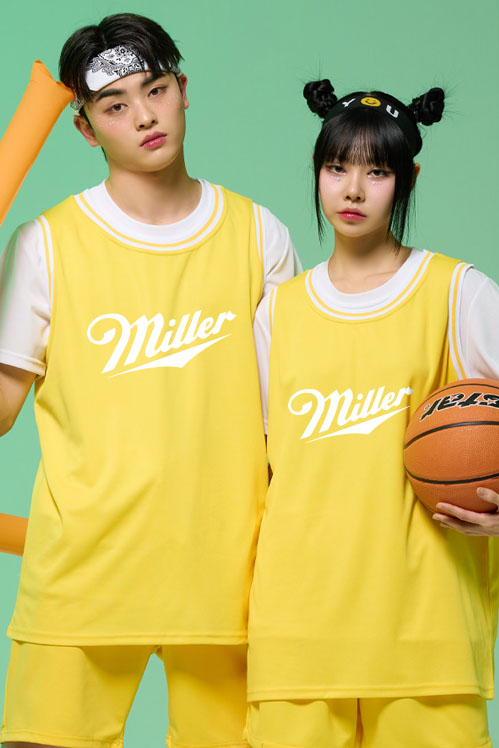 옐로우봉봉 나시 반티 N (나시기준가격) 원하는 인쇄 문구와 번호로 변경 가능해요 !